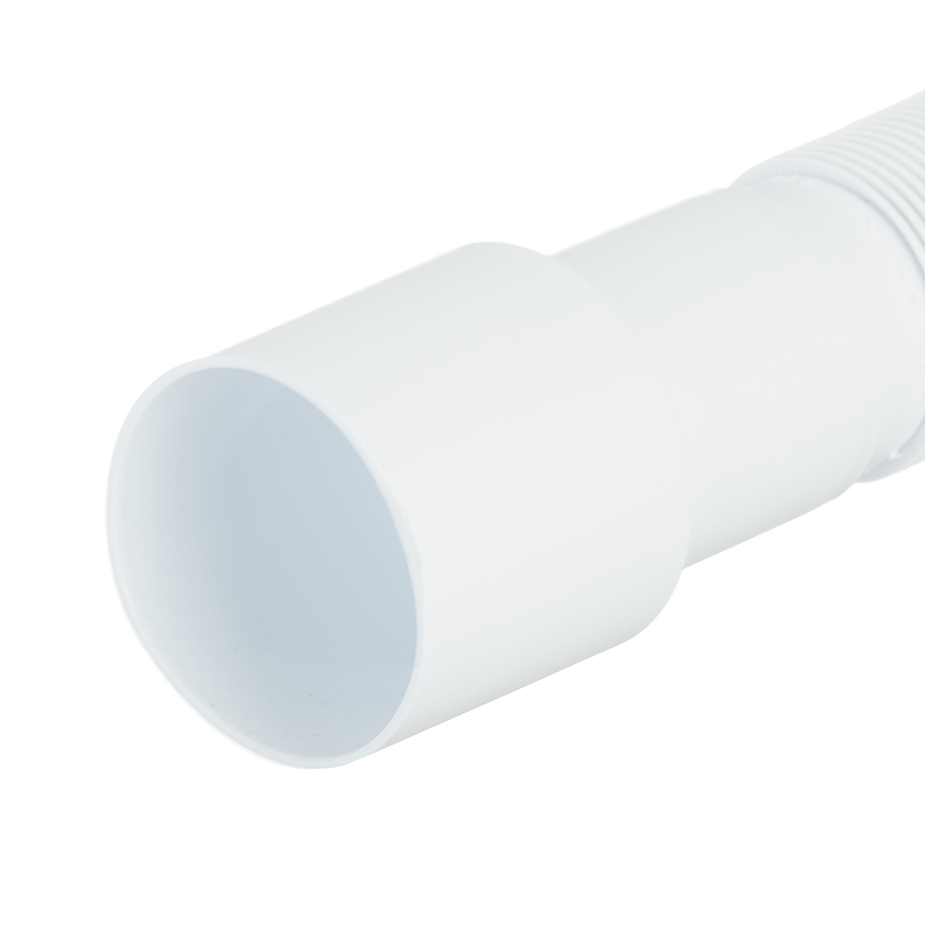 Сифон гофрированный без выпуска 1 1/2 х 40/50 мм, L800 мм с хомутом жёсткости WIRQUIN