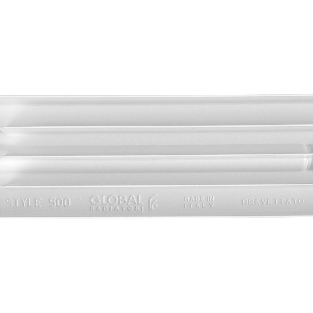 Радиатор STOUT STYLE 350 мм 6 секций, биметал. (боковое подключение) на 7,5 кв.м.