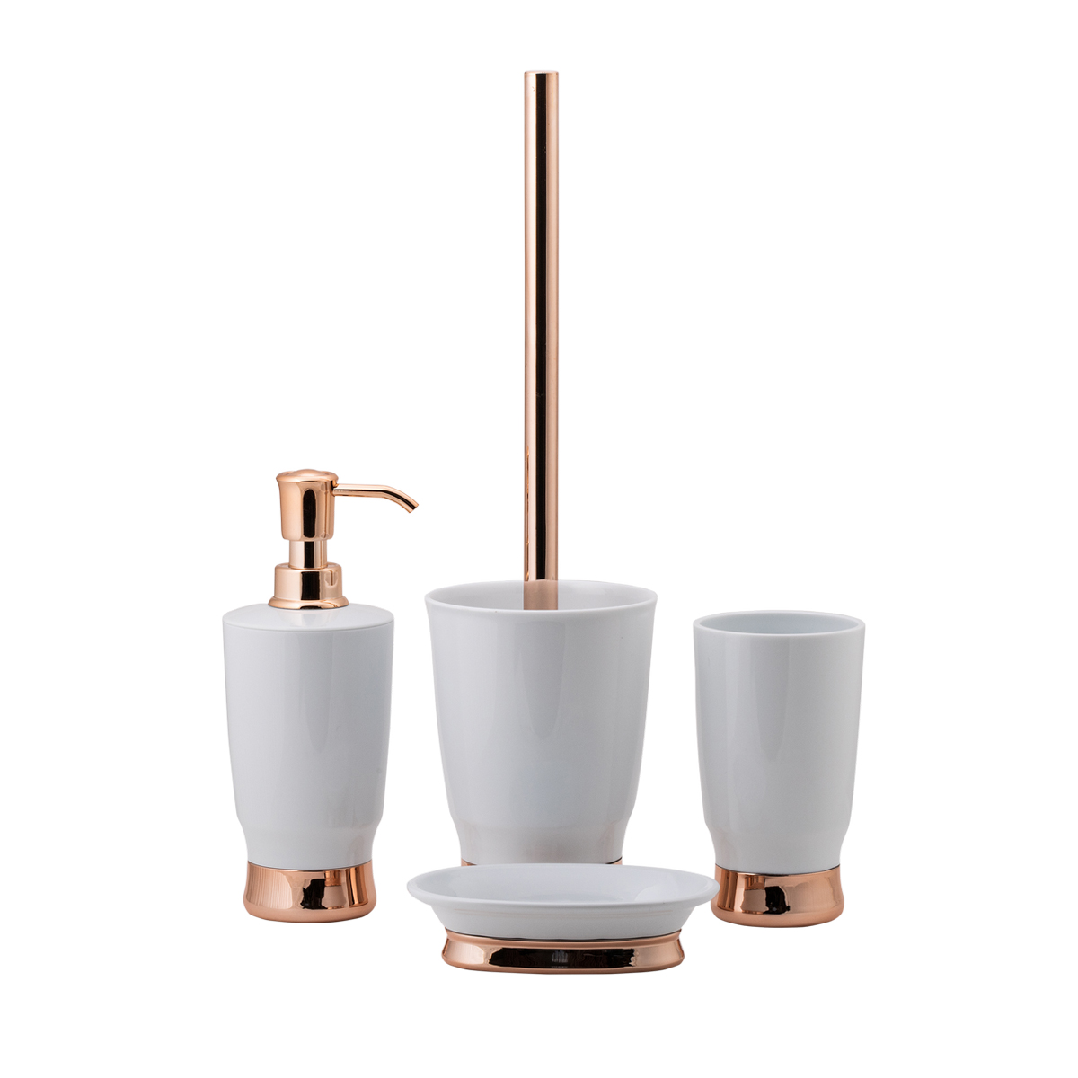 Дозатор для жидкого мыла "charm" пласт. (белый) (1/12) "swensa" swp-7022wht-01