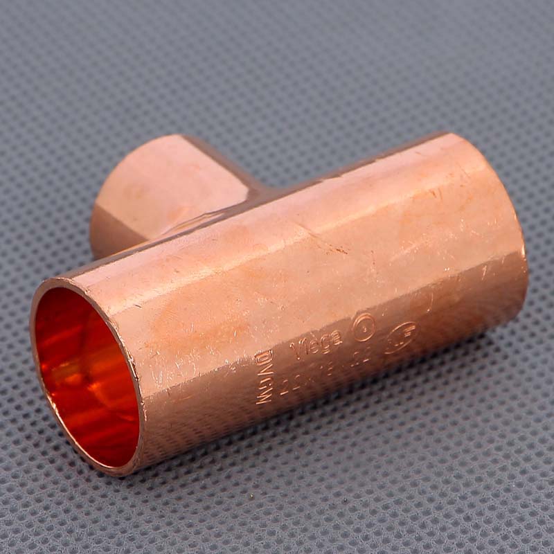 Тройник переходной под пайку 22 х 18 х 22 мм VIEGA медный