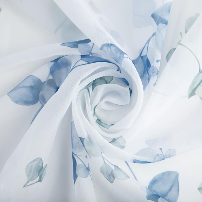 Тюль "eucalyptus" 145*260 см компл. 2 шт. (1/25) "этель" 5525183