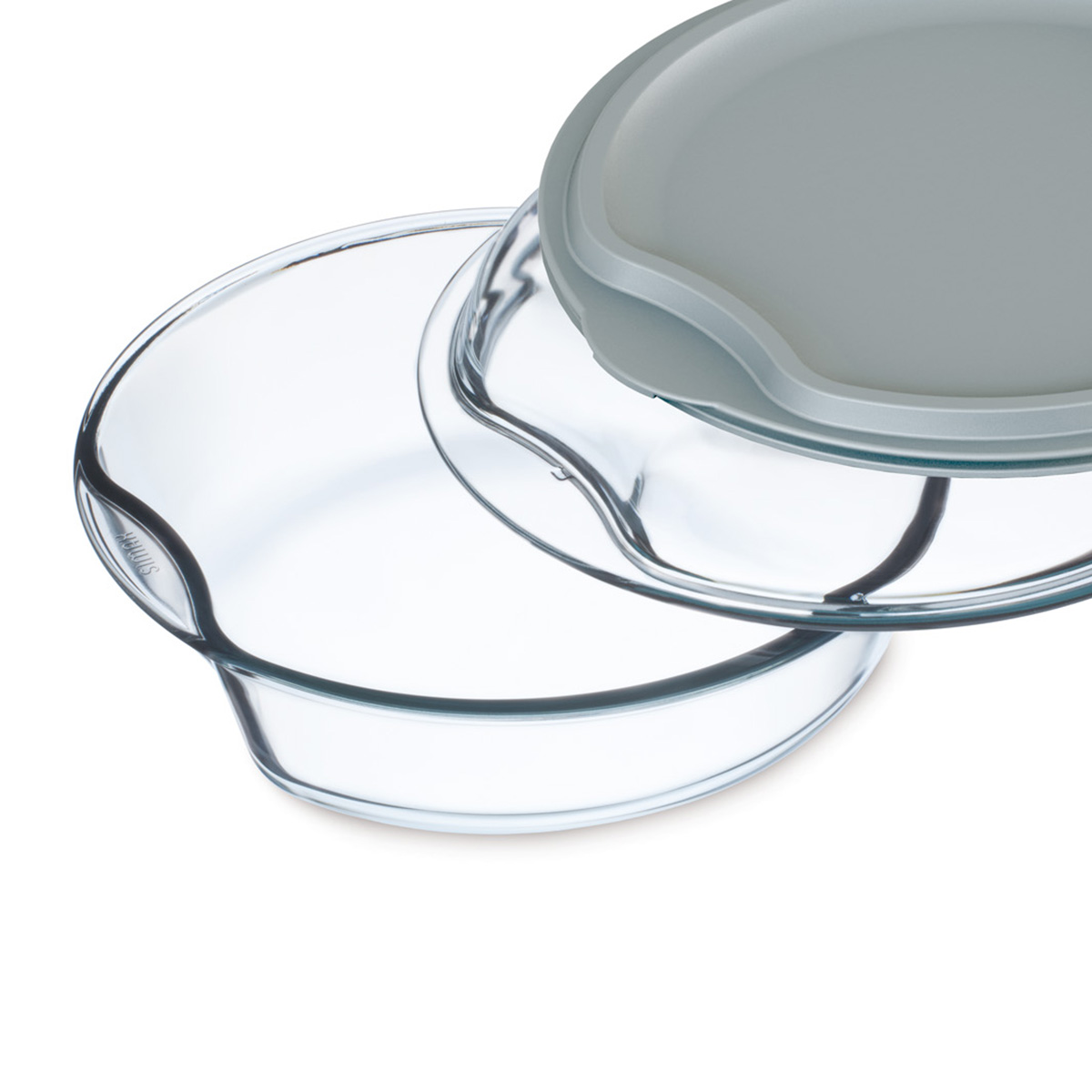 Кастрюля "simax" exclusive 4 л, 2 крышки (стекл. и пласт.) жаропрочн. стекло (1/3)