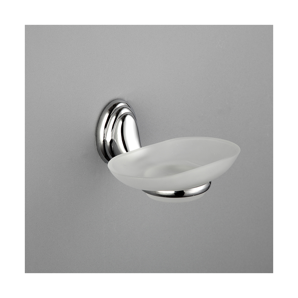 Мыльница с держателем f1502, хром (1/20/80) "frap"