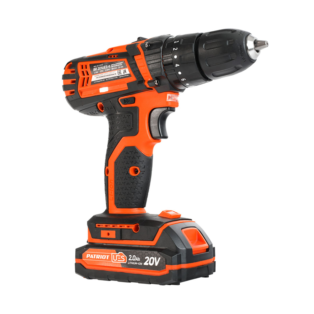 Дрель-шуруповерт аккум. br 201ues-h (1/10) "patriot" 180201205