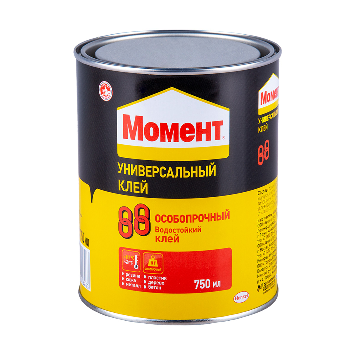 Клей момент-88  750 мл (1/6) хенкель