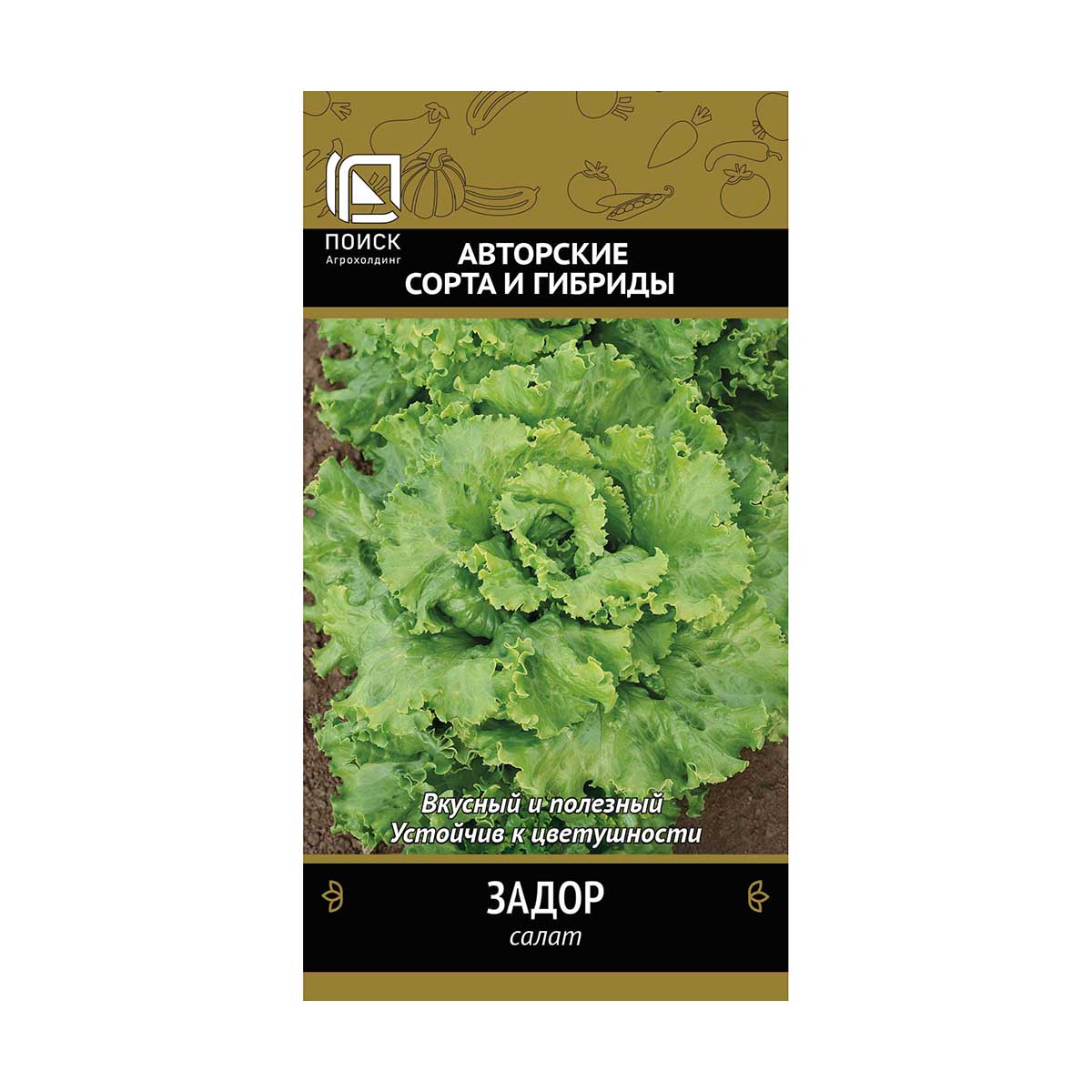 Семена салат "задор" (а) 1 г (10/100) "авторские сорта и гибриды"