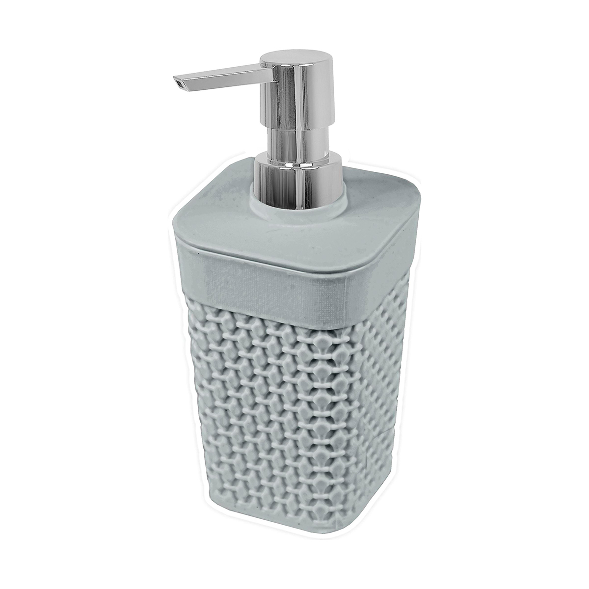 Дозатор для жидкого мыла "oslo" серый шторм (1/16) "plast team"  pt1345сш-16