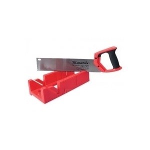 Стусло MATRIX пластиковое 300х100мм Ф43пила 350мм двухкомпонентная рукоятка