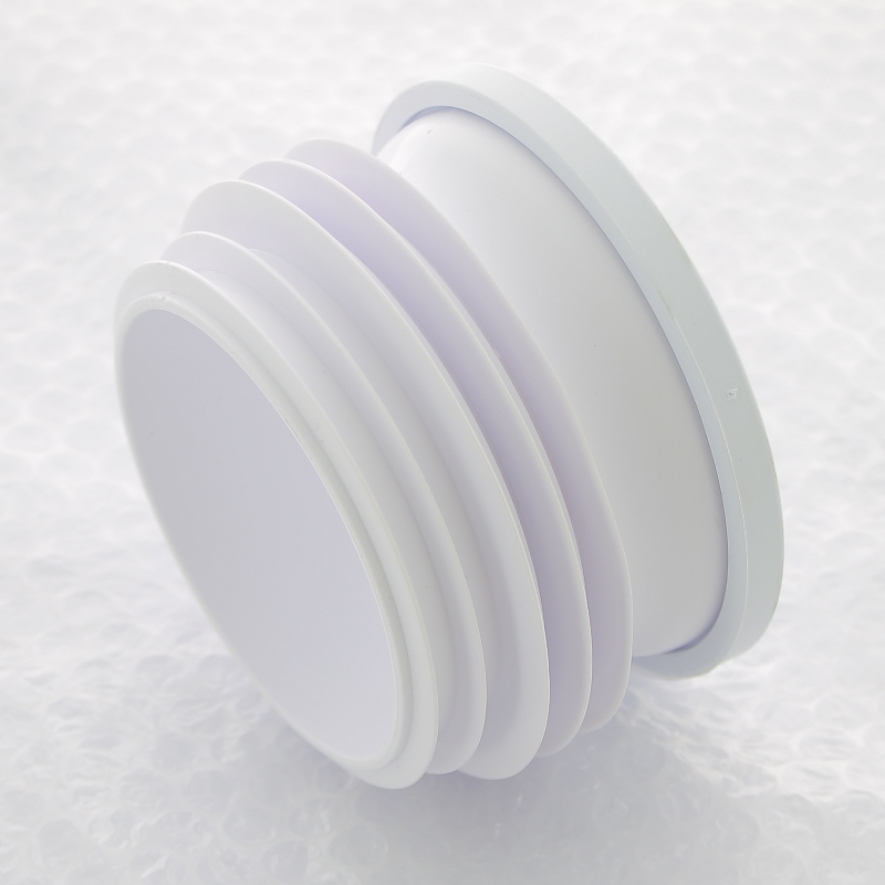 Манжета McALPINE резиновая переходная L=70 мм, вход 85-95 мм, выход в 110 мм трубу, белая¶