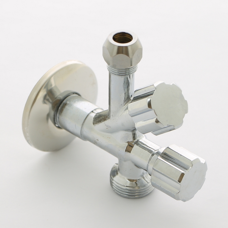 Вентиль комбинированный UNI-FITT 1/2'х10 мм(3/8') х3/4' для бачков/смесителей и стиральных машин