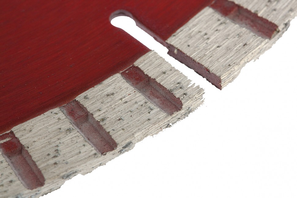 Диск алмазный, отрезной Турбо-сегментный, 230 х 22.2 мм, сухая резка Matrix Professional (73150)