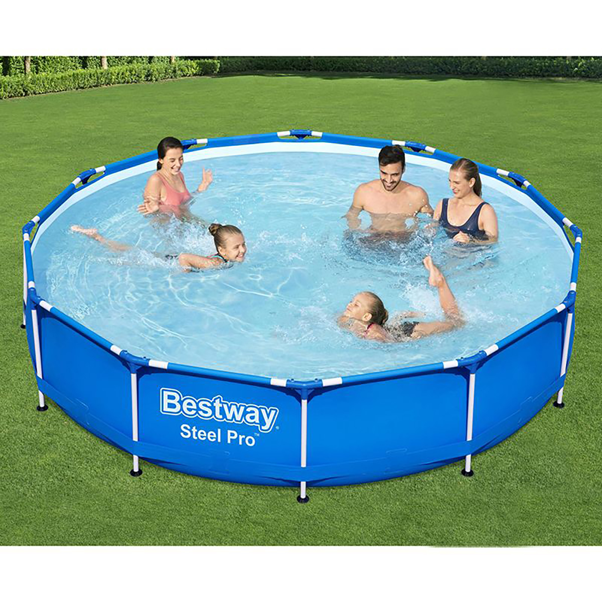 Бассейн каркасный круглый "steel pro" 366 х 76 см, 6473 л (1) "bestway" 56706