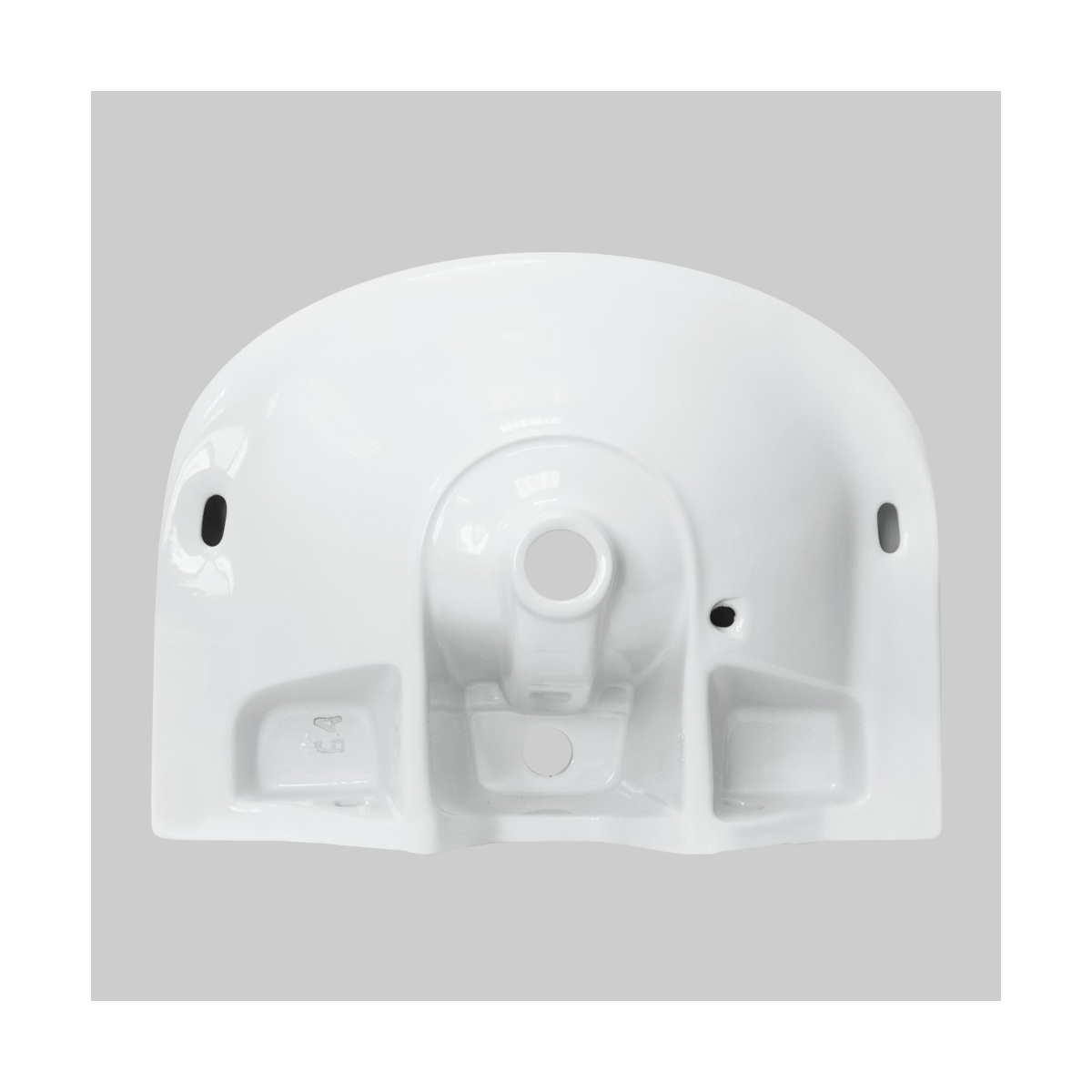 Раковина "самарская" уп белая "sanita" wb.pd/samarsky/57-c/wht.g/s1