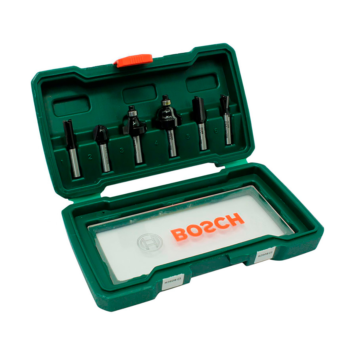 Фрезы по дереву d=8-25 мм набор 6 шт. (цилиндрич. хвостовик 8 мм) (1) "bosch" 2607019463