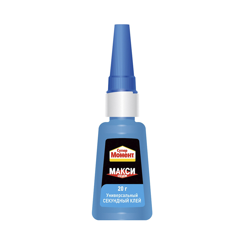 Клей момент супер макси объем  20 г в шоу-боксе (1/12/96)  хенкель