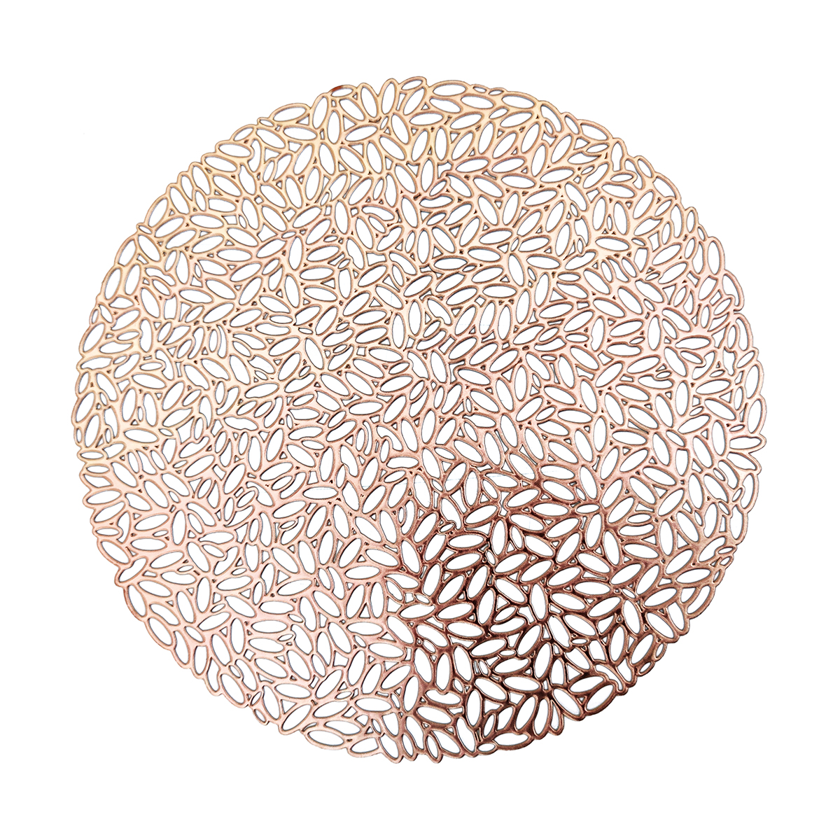 Салфетка сервировочная d=38 см ажурная, пвх (1/10/120) "рыжий кот" pvr-01