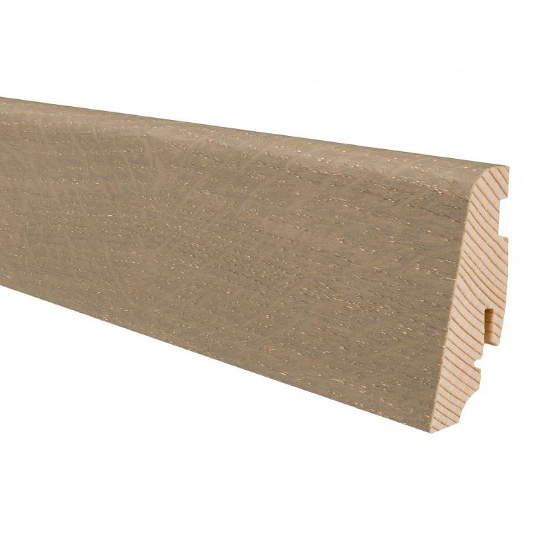 Плинтус HARO шпонированный HARO 19х58х2200/ 409346 Дуб Пуро Каменный Маркант структурированный