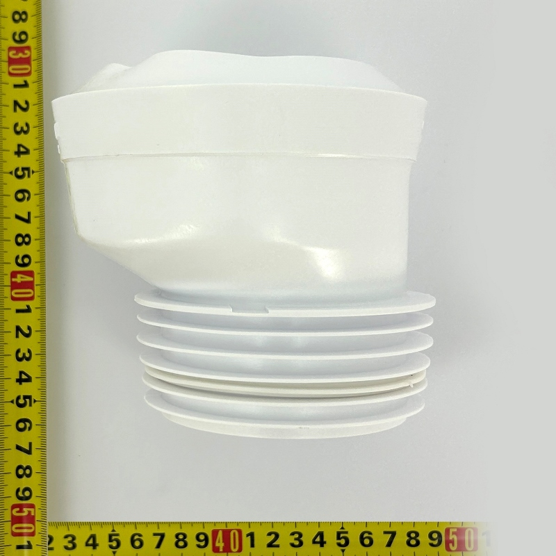 Труба McALPINE фановая L=116 мм с манжетой и 20 мм смещ., вход 97-107 мм, выход внутрь 110 мм трубы