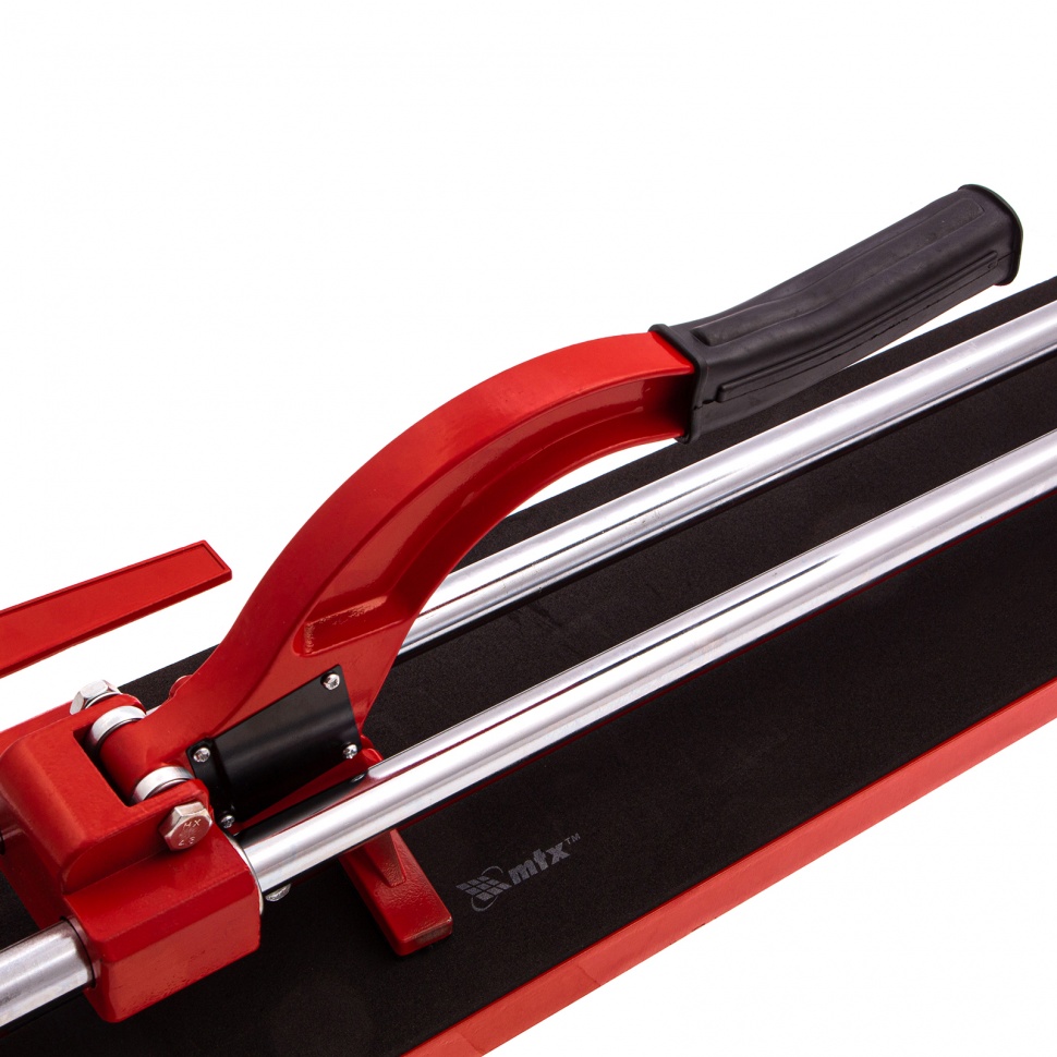 Плиткорез 600 х 16 мм, литая станина,каретка на подшипниках, усиленная рукоятка MTX (87609)