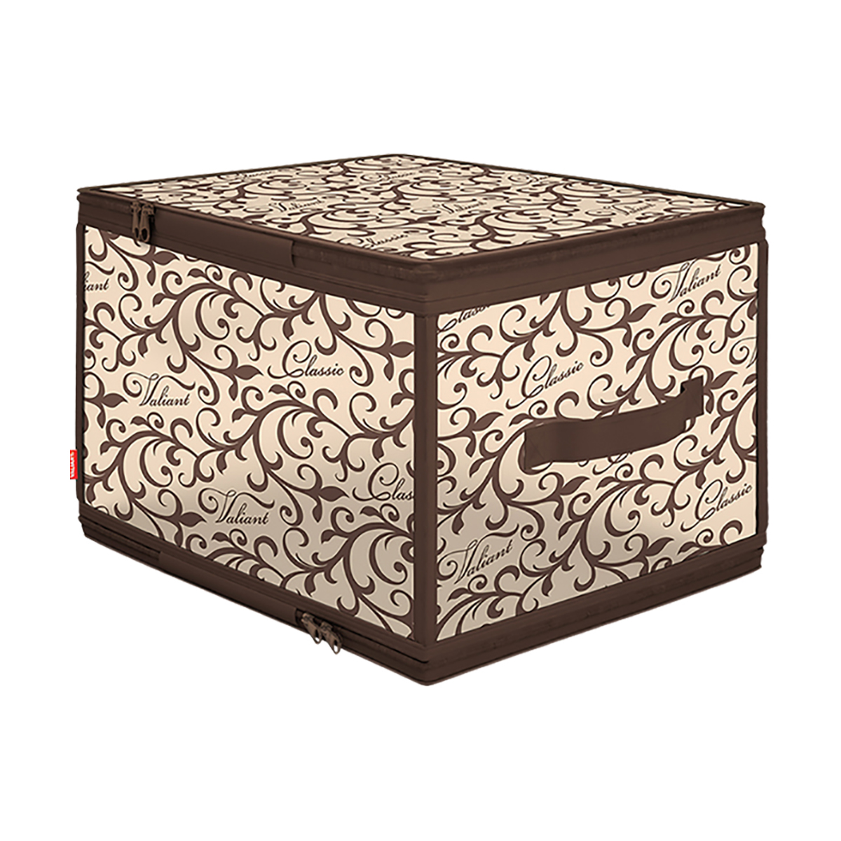 Кофр для хранения "classic" 40*30*25 см с застёжкой-молнией (1/24) "valiant" cl-zip-l