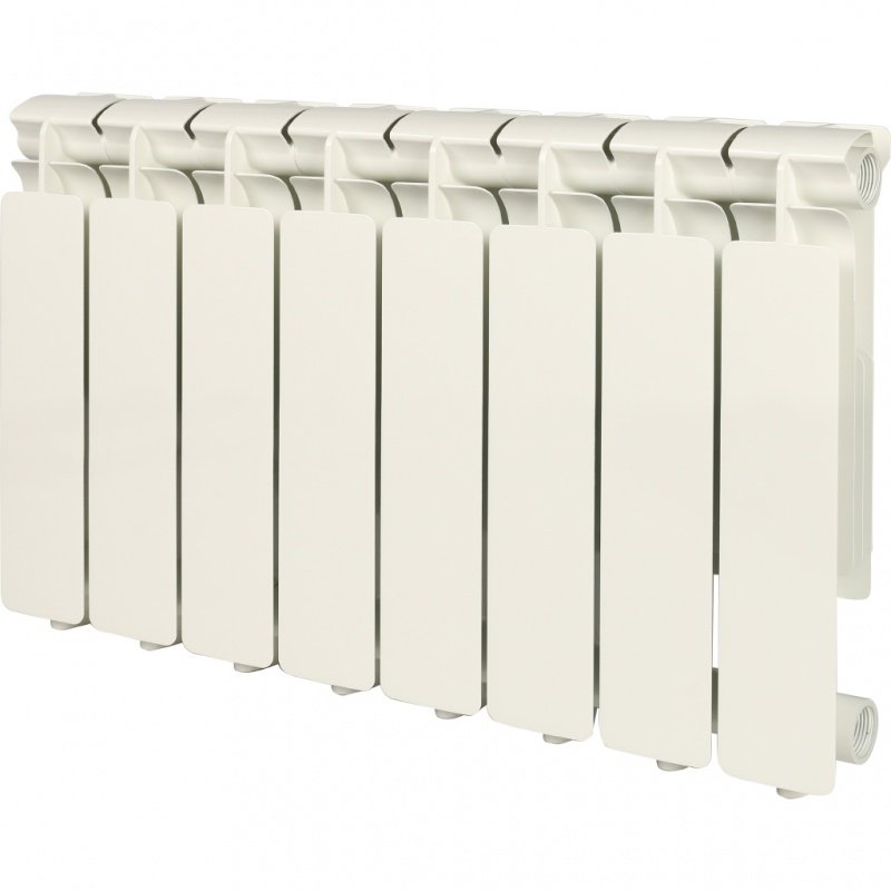 Радиатор STOUT Bravo 350 мм 8 секций, алюминий (боковое подключение)