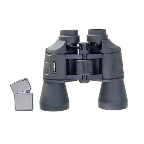 Бинокль Veber Classic БПШЦ 15x50 VRWA, серый