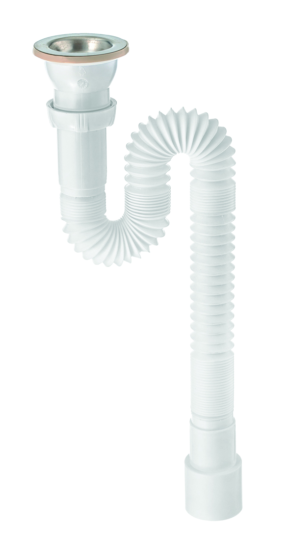 Сифон гофр. выпуск 1 1/2" х 40/50 мм  800 мм (1/70) "wirquin"