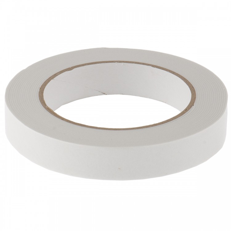 Лента клейкая на вспененной основе, двусторонняя белая 19 мм х 5 м Matrix (89080)