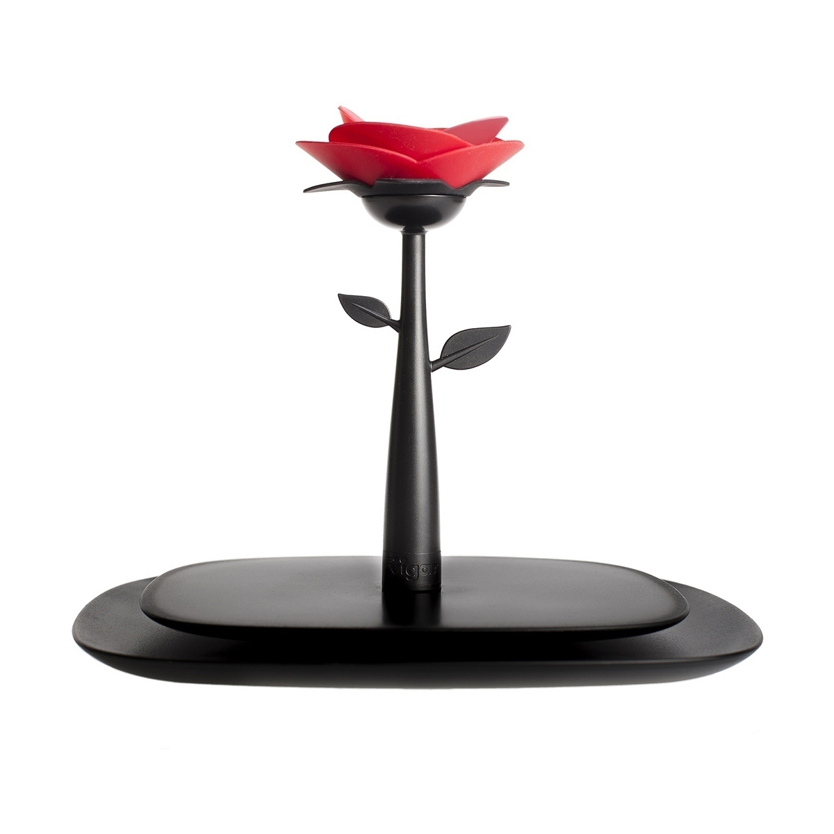 Салфетница "rose" черная (1/4) "vigar" 5329