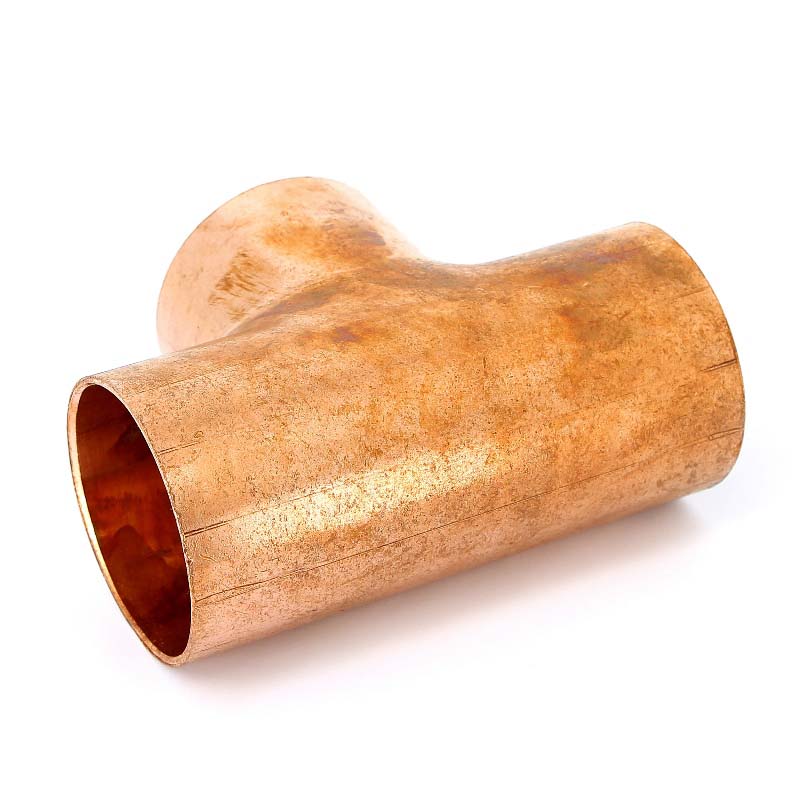 Тройник равнопроходной VIEGA под пайку 89 мм медный