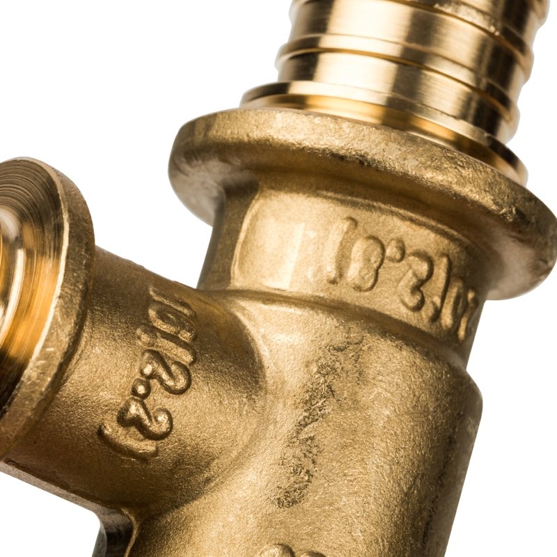 Тройник переходной 25 x 16 x 20 аксиальный для труб PE-X STOUT