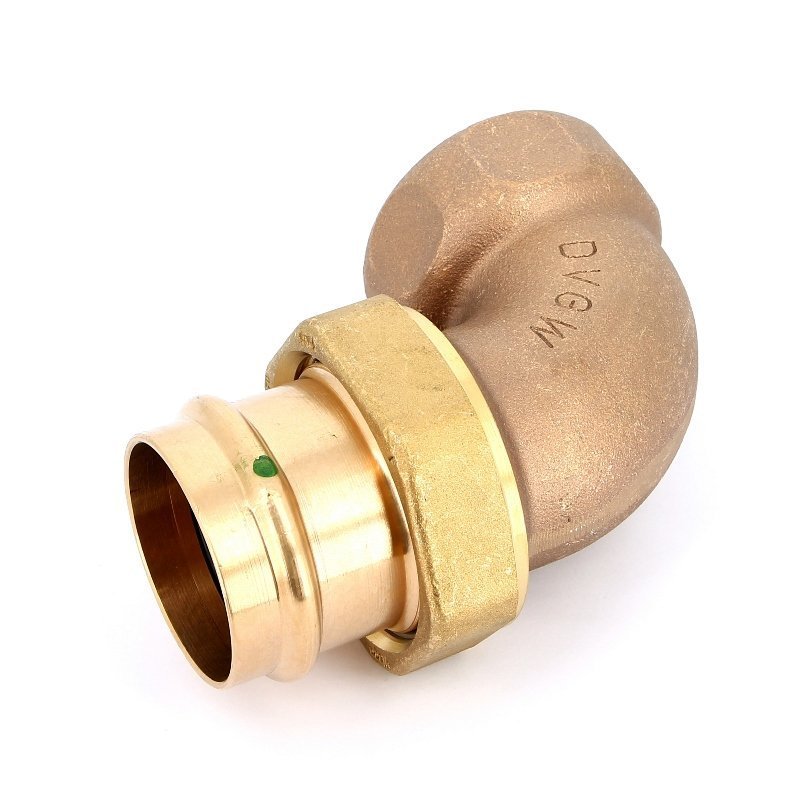 Угол пресс-В 54х2' с разъемным соединением и плоской прокладкой Sanpress VIEGA