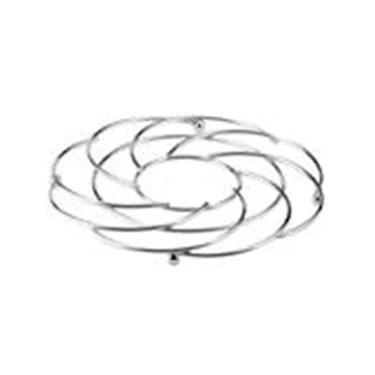 Подставка под горячее "carnale" d=21 см, хром. (1/24) "mallony"