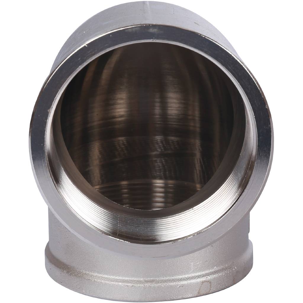 Угол резьбовой ВР 2"1/2 никель STOUT