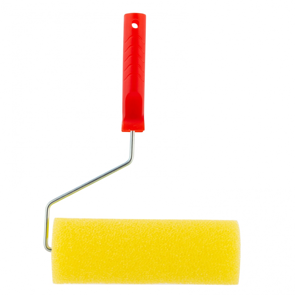 Валик "Структурный" поролоновый с ручкой, "гладкий", 230 мм, D 80 мм, D ручки 6 мм MTX (80220)