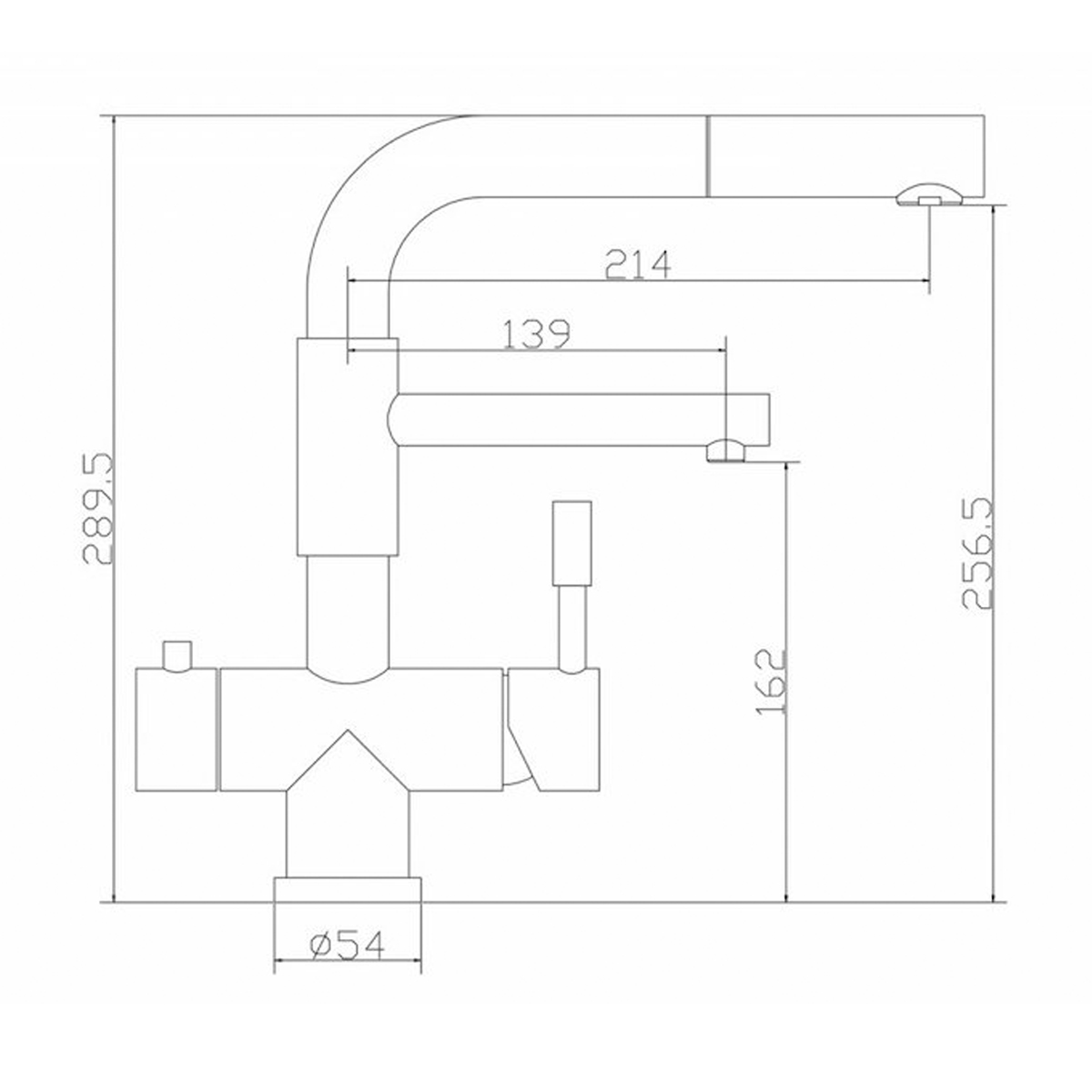 Смеситель для кухни с подключ. к фильтру питьев. воды, вытягивающ. излив szr-3216 "zorg"