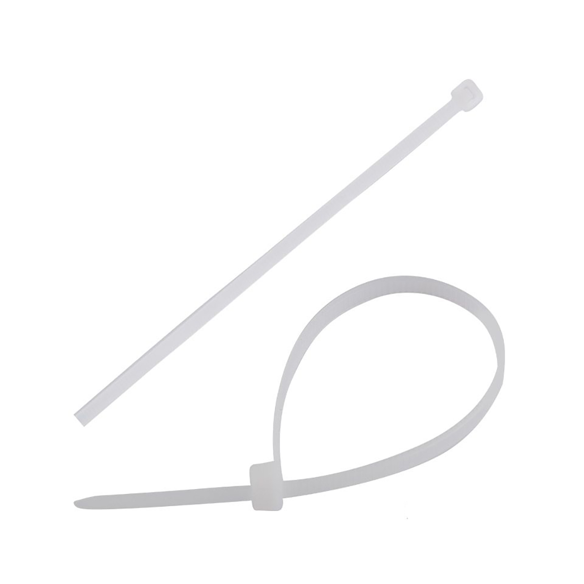 Хомуты нейлон 2,5 х 200 мм (набор 100 шт.) белые (1/25/300) "park"