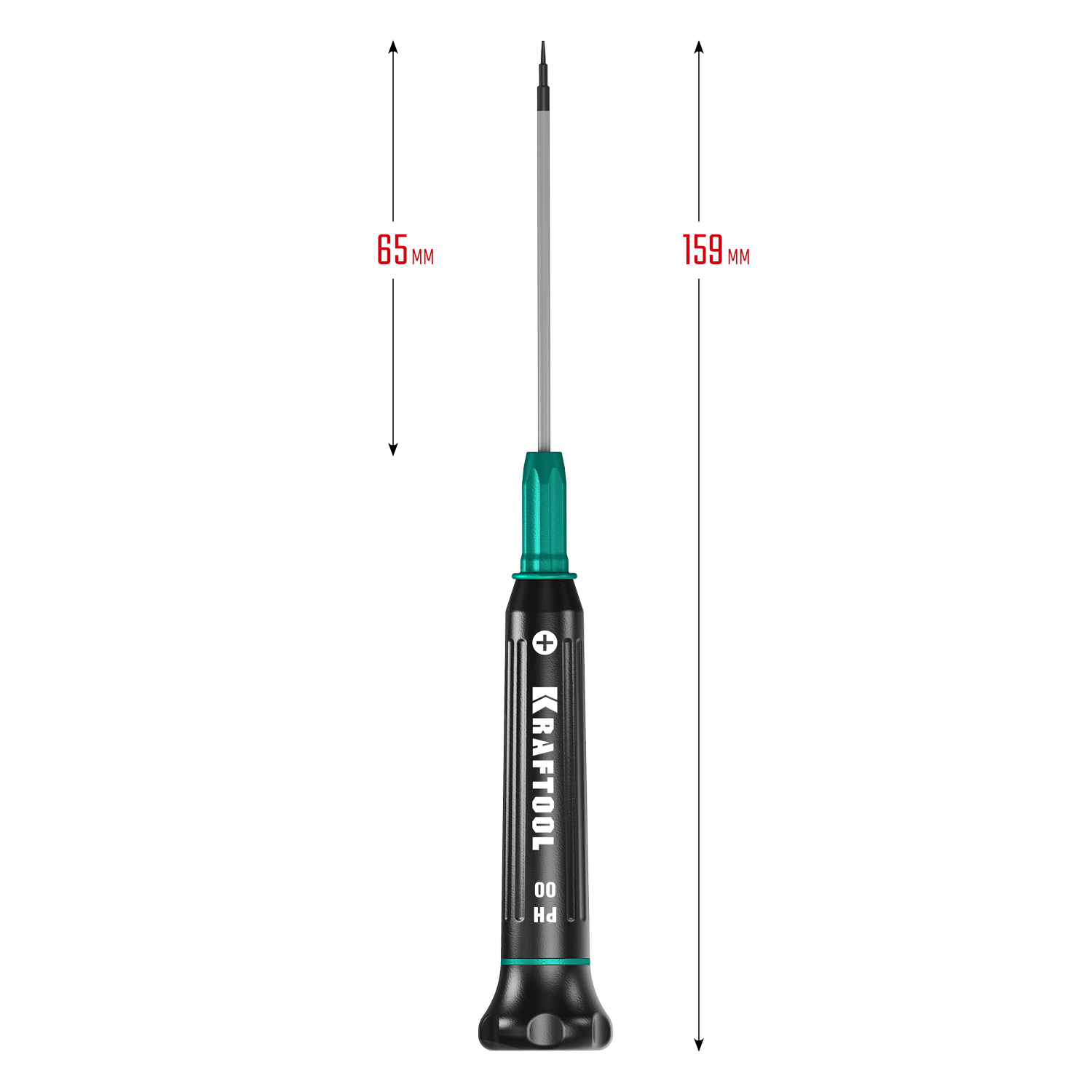 KRAFTOOL Precision PH00, отвертка для точных работ (25682-00)