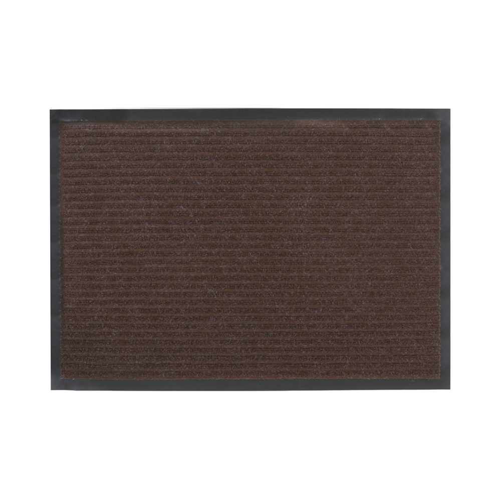 Коврик влаговпитывающий "ребристый"  60* 90 см (коричневый) (1/10) "sunstep" 35-052