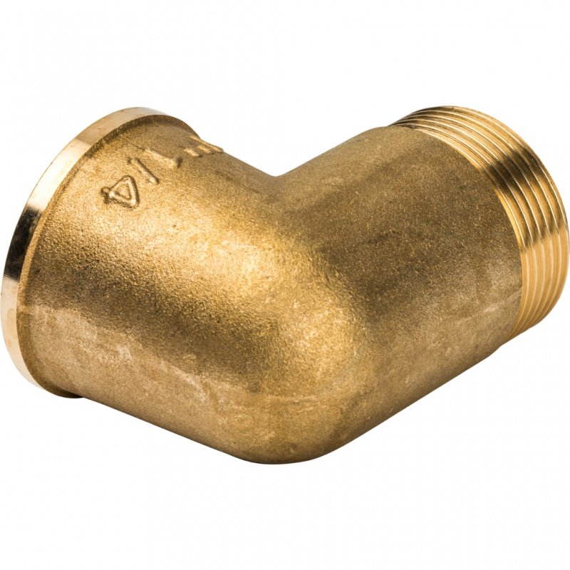 Угол резьбовой ВН 1"1/4 латунь STOUT