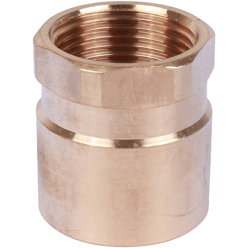 Муфта 28х3/4" переходная (ВР) под пайку с внутренней резьбой SANHA бронзовая 142702834