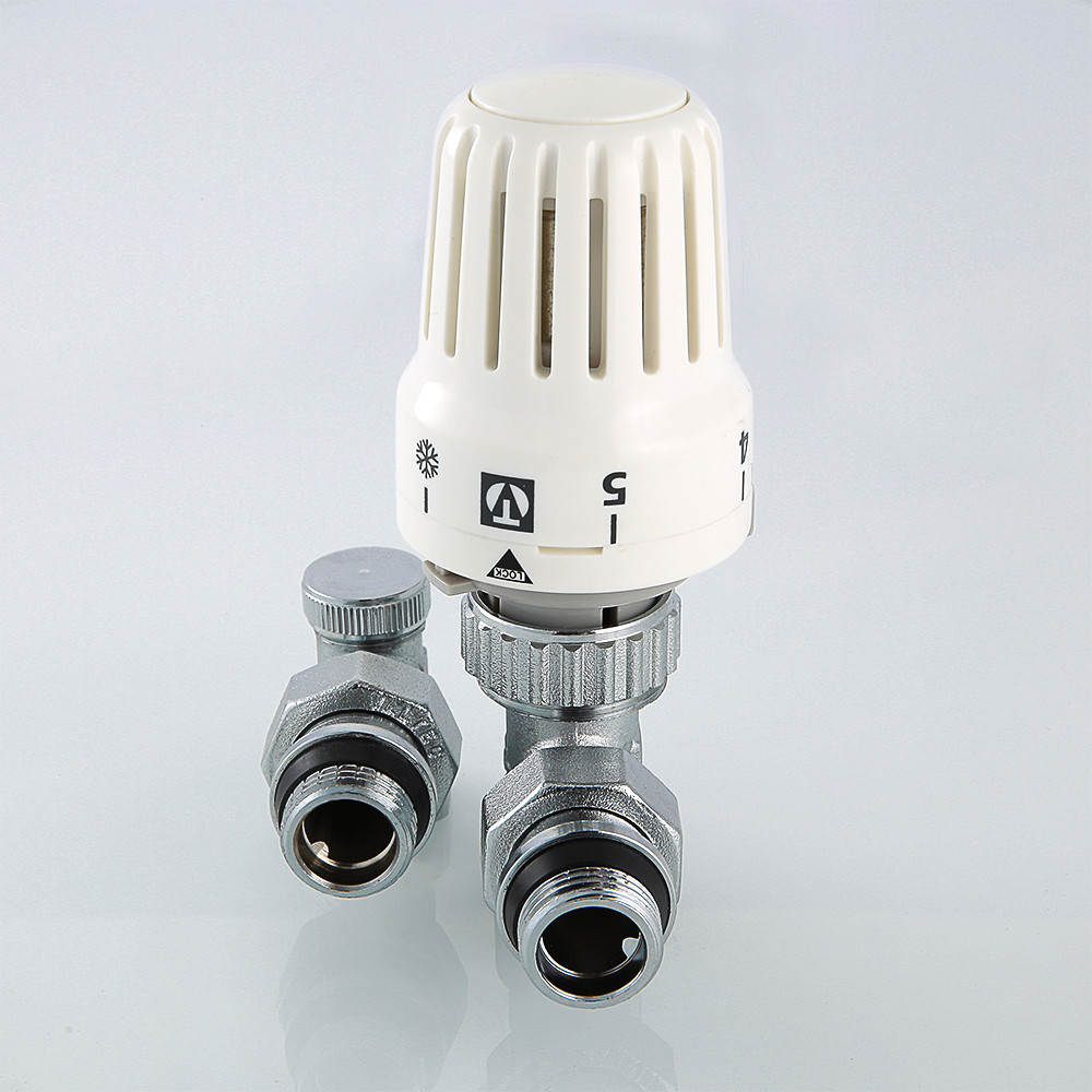 Комплект терморегулирующего оборудования ВН 1/2" для радиатора угловой VALTEC