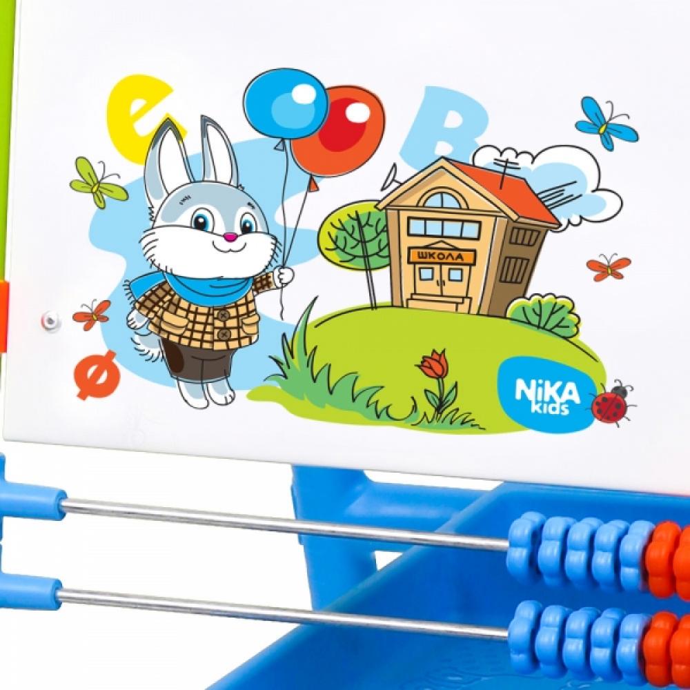 Мольберт детский двусторонний Nika Веселая азбука М2/ВА2, с пеналом