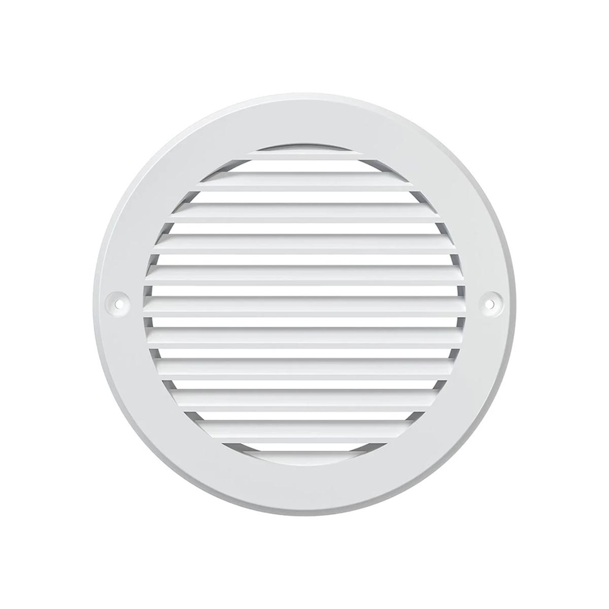 Решетка вентиляц. круглая d 161 мм с фланцем d 125 пласт. (1/40) "auramax" a12rk