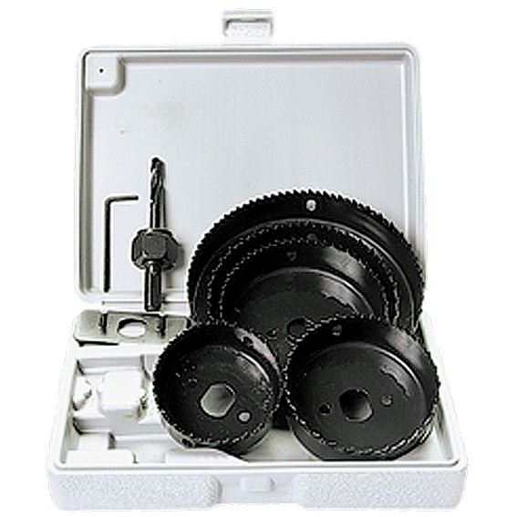 Набор кольцевых пил по дереву, 64-127 мм, 8 предметов Matrix (704715)