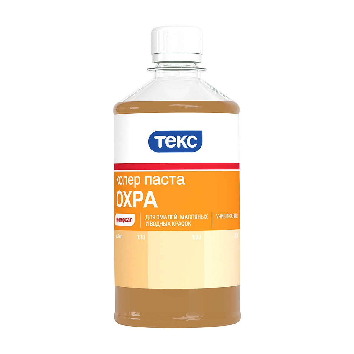 Паста колер. универс. № 09  охра  0,5 л (12) текс