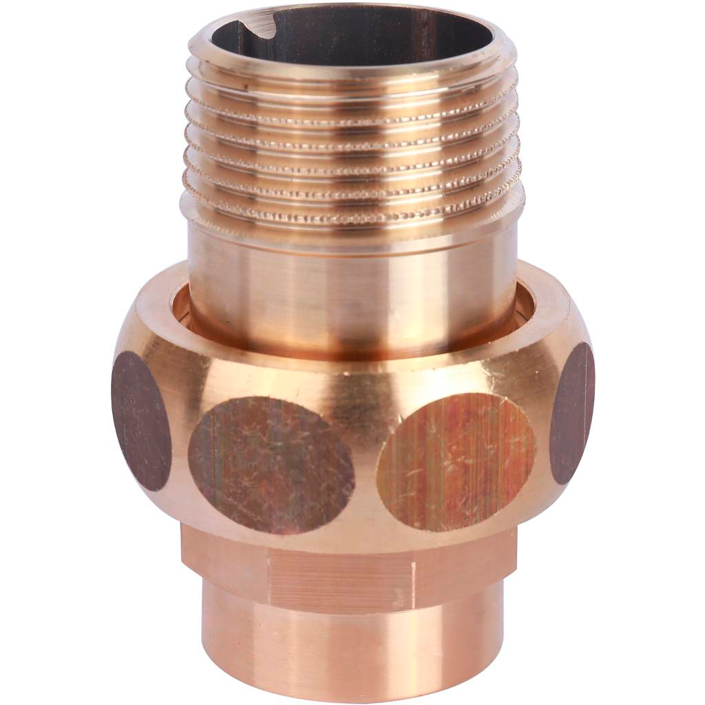 Американка (сгон) 28x1" НР самоуплотняющаяся под пайку бронзовая SANHA 14341281