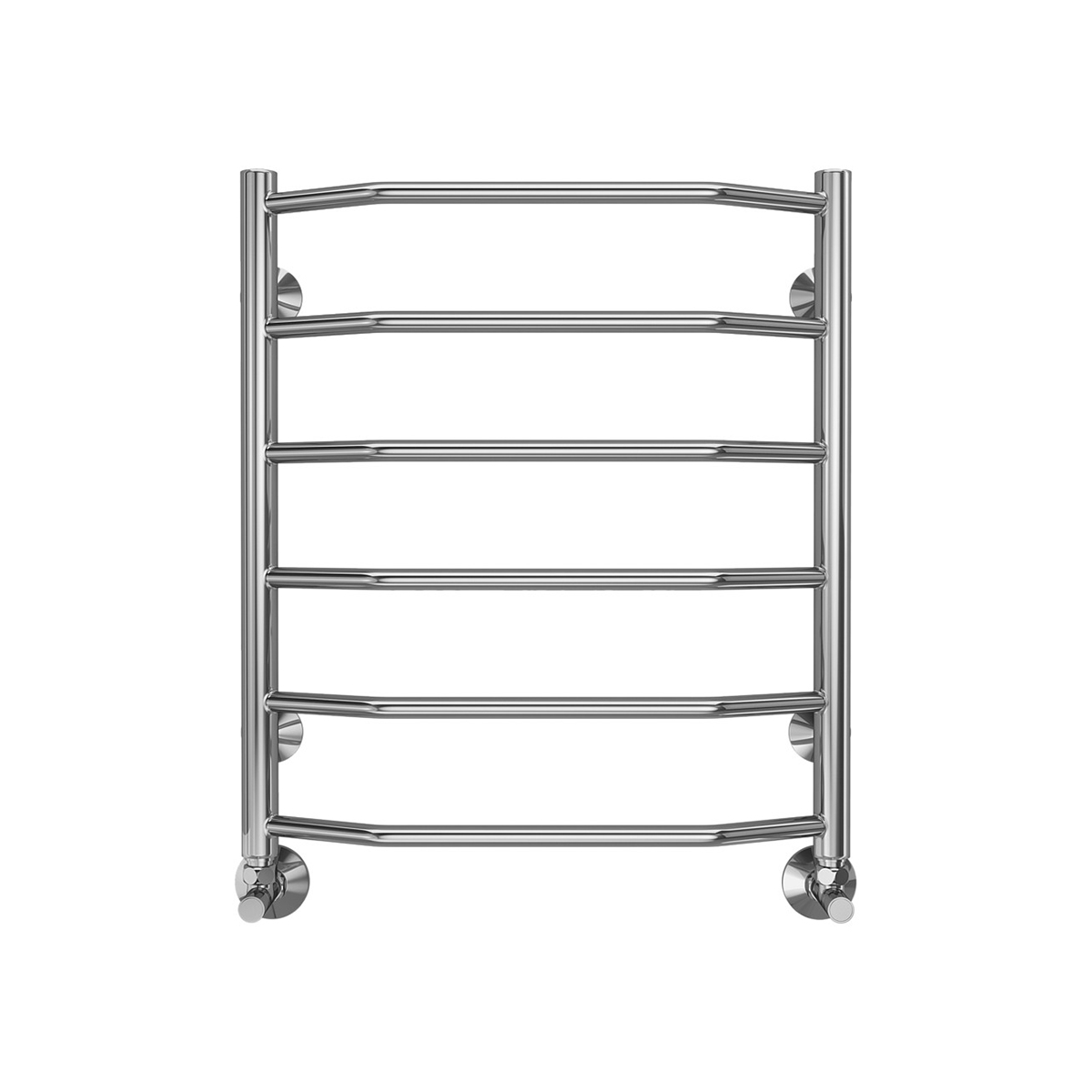 Полотенцесушитель водяной "виктория" п6 500*600 (хром) "terminus"