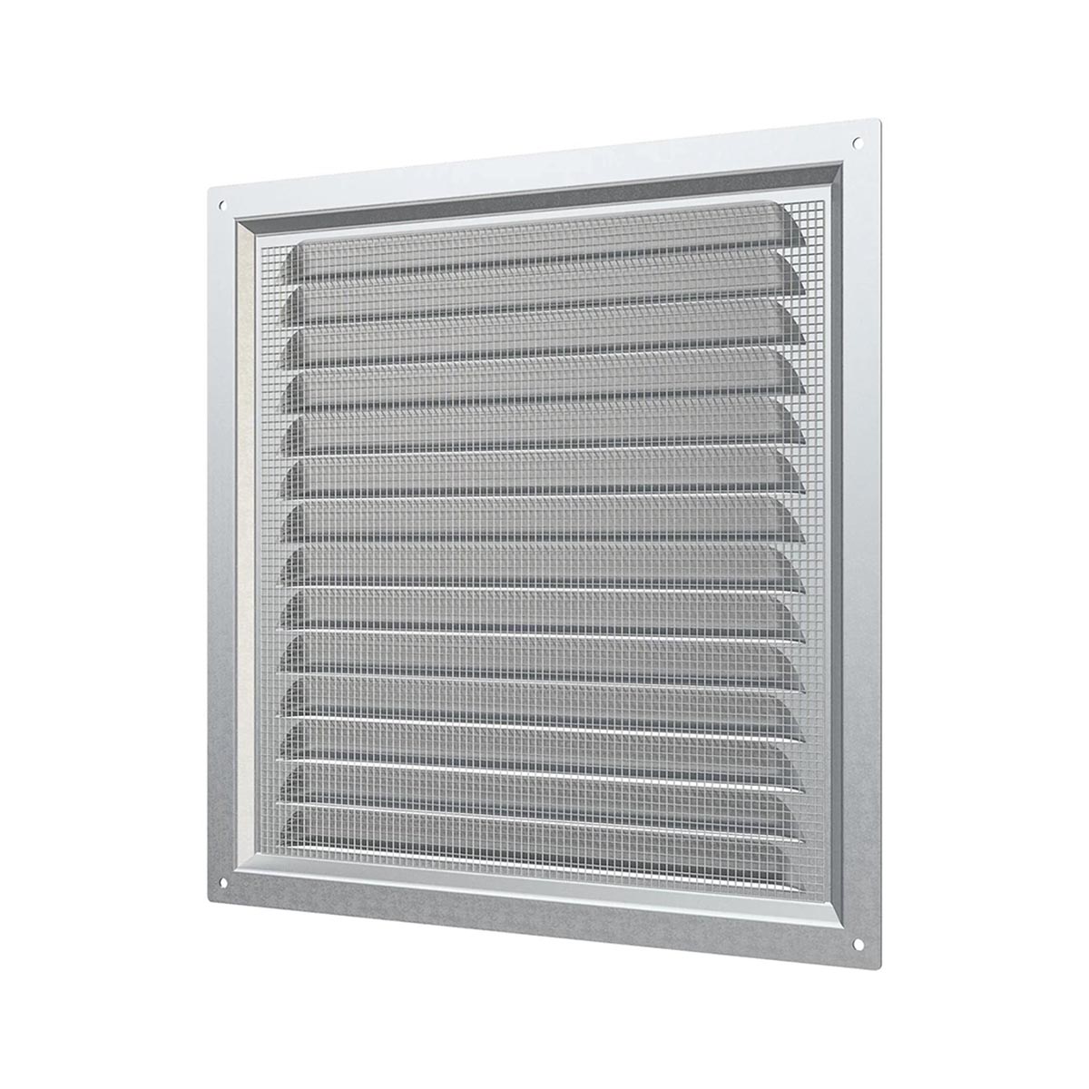 Решетка вентиляц. вытяжная 250 х 250 мм метал. оцинк. (1/25) "эра" 2525мц