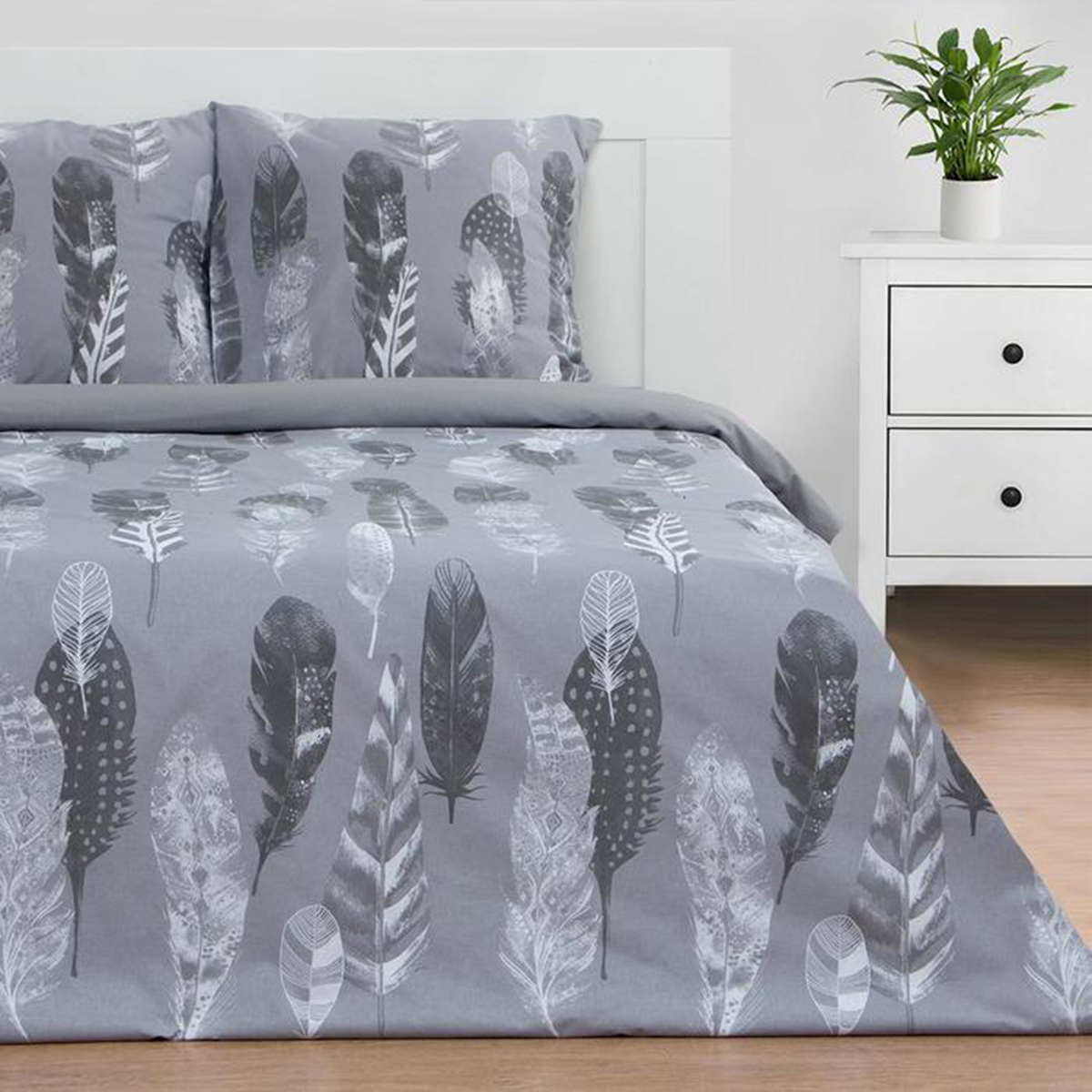 Постельное белье "этель" перья 2 сп. (поплин) (1/6) 5418218
